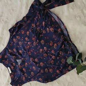 Floral Wrap Top